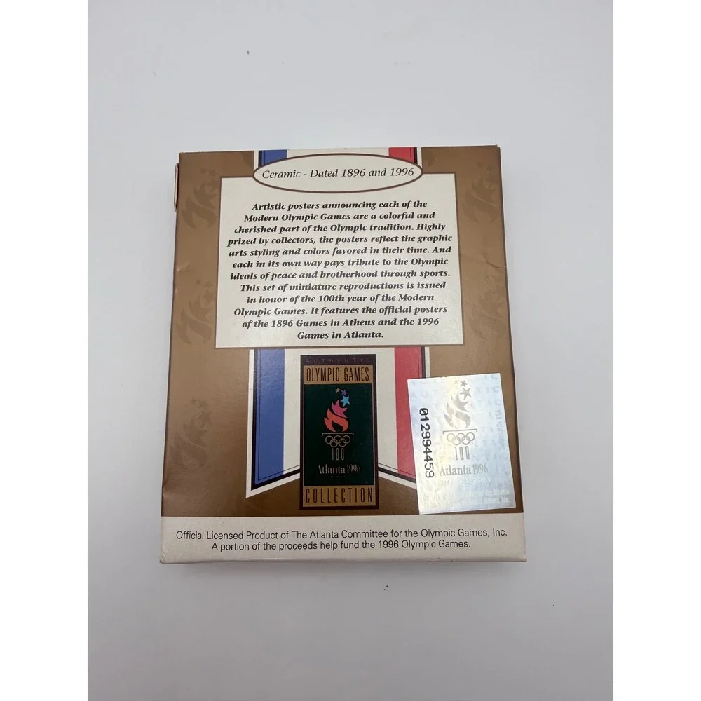 Hallmark Keepsake The Olympic Spirit Collection Ceramic 1996 Atlanta‎ Ornament